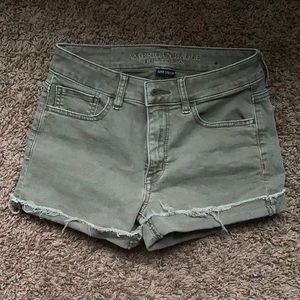 American eagle “hi-rise shortie” shorts